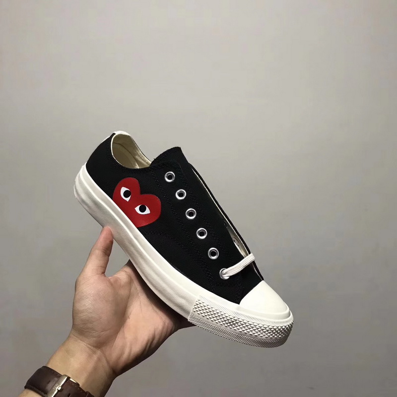 Authentic PLAY X Converse Black Low-Top